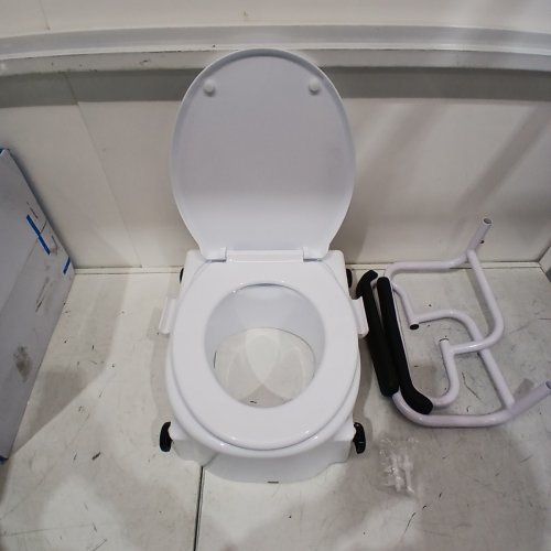 VEVOR RAISED TOILET SEAT - 5" - WHITE (MODEL: SC7060H) image 3