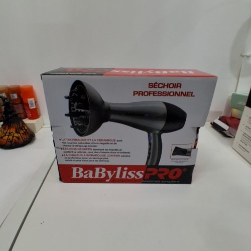 BABYLISSPRO TT TOURMALINE AND CERAMIC PROFESSIONAL HAIRDRYER - 1875W - CHARCOAL/GREY - (MODEL: BTM5559C) image 3