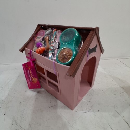 10PC OUR GENERATION OG PUPPY HOUSE DOG HOUSE PLAYSET - 3YEARS+ - PINK image 2