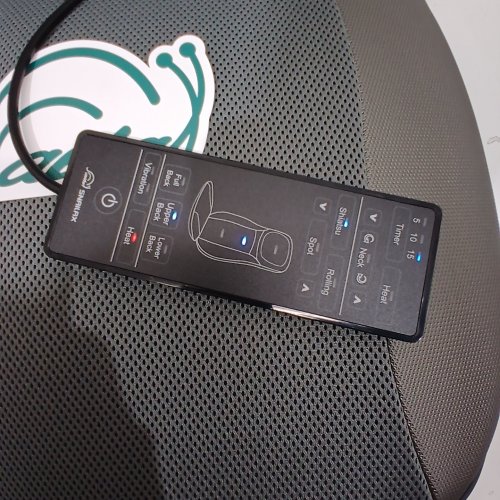 SNAILAX SHIATSU NECK & BACK MASSAGER MASSAGE CHAIR PAD WITH HEAT - SL-233 image 3
