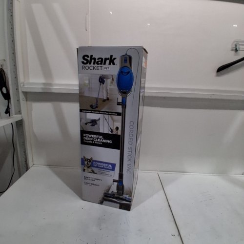 SHARK ROCKET PET ULTRA-LIGHT CORDED STICK & HANDHELD VACUUM CLEANER - BLUE & BLACK image 4