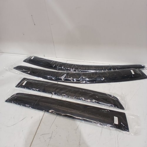 4PC IG WINDOW VISORS OUT-CHANNEL RAIN GUARDS VENT WIND DEFLECTORS-FIT FOR 2011-2024 MITSUBISHI OUTLANDER (NOT INCLUDING SPORTS MODEL)- DARK TINT-(MODEL:812015) image 3