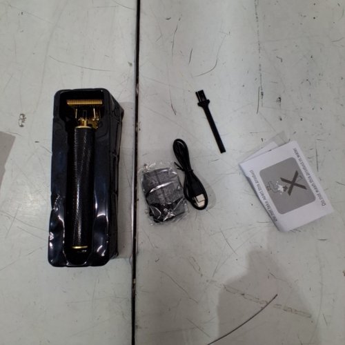 4PC VINTAGE T9 PROFESSIONAL RECHARGEABLE HAIR TRIMMER - BLACK/COPPER - (MODEL: T9) image 2
