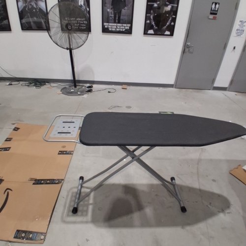 FOLDING ADJUSTABLLE IRON BOARD - 57" - BLACK image 2