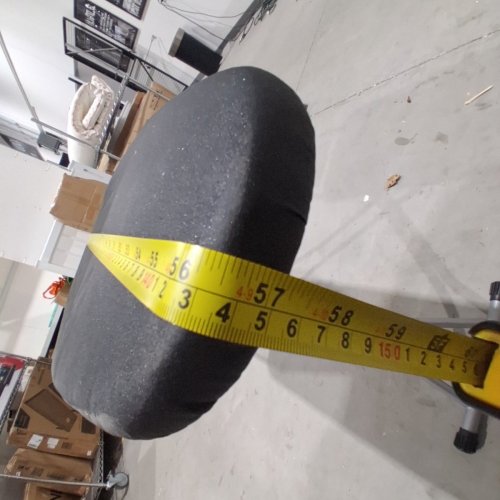 FOLDING ADJUSTABLLE IRON BOARD - 57" - BLACK image 3