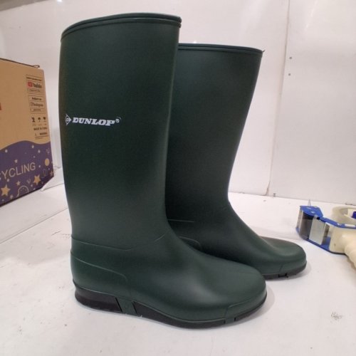 UNISEX DUNLOP SPORTS RAIN BOOT - SIZE 7 - GREEN image 3