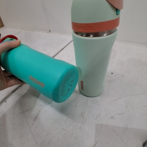 2PK OWALA FREESIP STAINLESS STEEL WATER BOTTLE - 16OZ - BLUE image 5