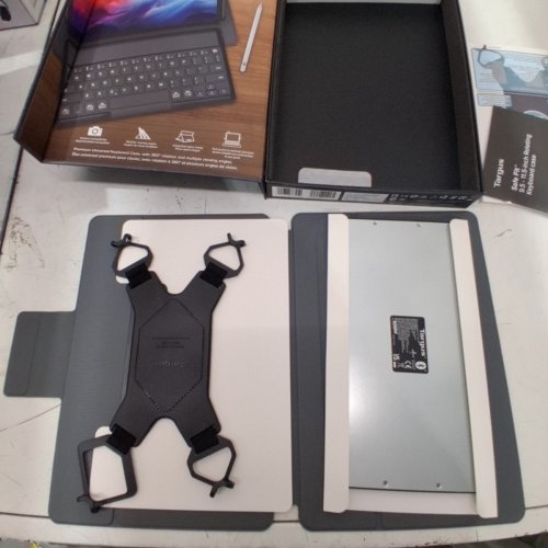 TARGUS SAFE FIT 360° ROTATING TABLET CASE - 9.5"-11.5" - GREY (MODEL: THZ99704GL-50WM1) image 3