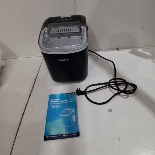 EUHOMY COUNTERTOP ICE MAKER MACHINE - MAKES 26LB/DAY - BLACK (MODEL: IM-06D / IM001-BBL-CAEH) image 3