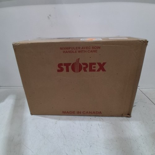 STOREX PORTABLE FILE STORAGE BOX WITH ORGANIZER LID, LETTER/LEGAL - CLEAR image 6