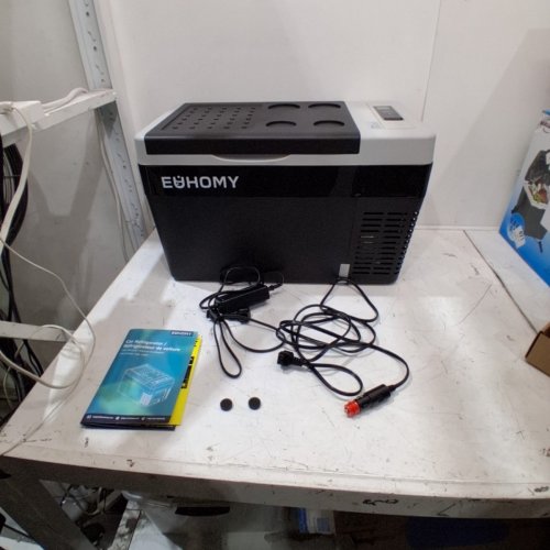EUHOMY CAR REFRIGERATOR - 25L CAPACITY - BLACK / WHITE (MODEL: CF004-25) image 3