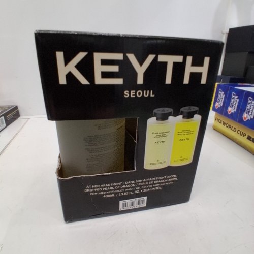 2PC KEYTH PERFUMED BODY WASH - AT HER APARTMENT/ DROPPED PEARL OF DRAGON - 400ML//EACH image 3