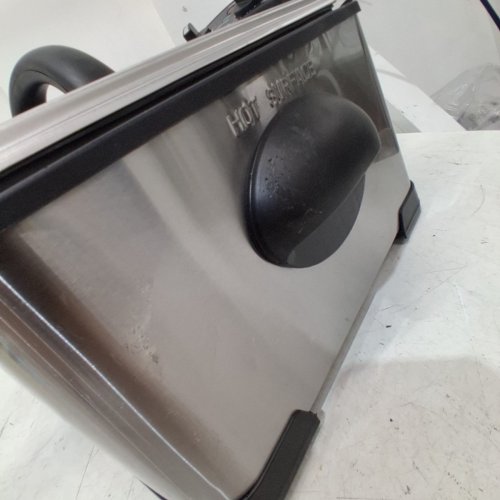 CHEFMAN JUMBO SIZE DEEP FRYER WITH TEMPERATURE CONTROL - 4.5QT - STAINLESS STEEL/BLACK (MODEL: RJ07-45-SS) image 5