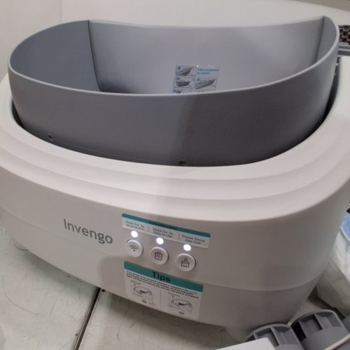 INVENGO APP CONTROL AUTOMATIC SELF-CLEANING CAT LITTER BOX - XXXL -3.3LBS-28LBS - WHITE/GREY (MODEL: CATBOX-MINI-F) image 2