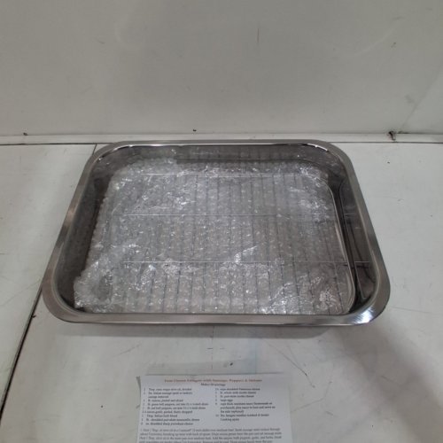 CUISINART CHEF'S CLASSIC STAINLESS STEEL LASAGNA PAN - 14" - SILVER (MODEL: 7117-14RRP1) image 4
