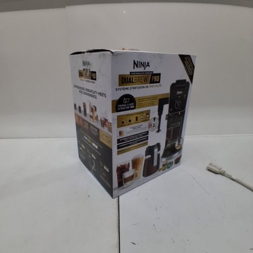 NINJA DUALBREW PRO SPECIALTY COFFEE SYSTEM SINGLE-SERVE, POD, AND 12-CUP DRIP COFFEE MAKER - BLACK - (MODEL: CFP301C) image 5