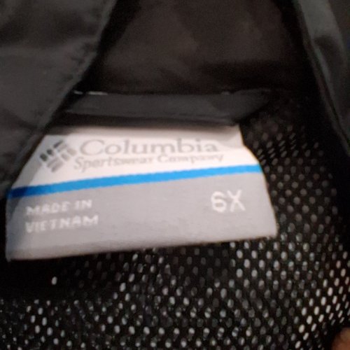 MEN'S COLUMBIA WATERTIGHT II RAIN JACKET BIG -6X- BLACK- (MODEL:RS2433) image 4