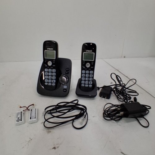 VTECH DECT 6.0 HANDSET CORDLESS HOME PHONE ANSWERING MACHINE - CALLER ID, 14 MINUTES RECORDING TIME, STORES 30 CALLS - BLACK - (MODEL: CS6224-21) image 4