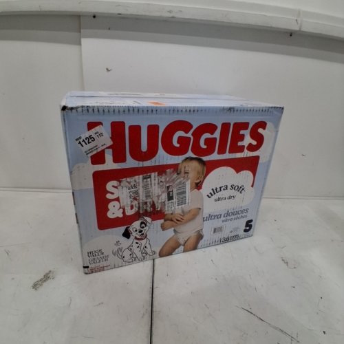 136PK HUGGIES DISNEY BABY SNUG AND DRY ULTRA SOFT ULTRA DRY DISPOSABLE DIAPERS - SIZE 5 (27 LBS+) image 2