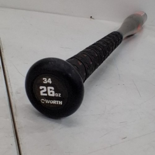 WORTH SPORTS BEDLAM - PHILE MATTE XL USSSA SLOWPITCH SOFTBALL BAT - 26OZ - 34" - GREY/RED (MODEL: WSU4PMB1L) image 6