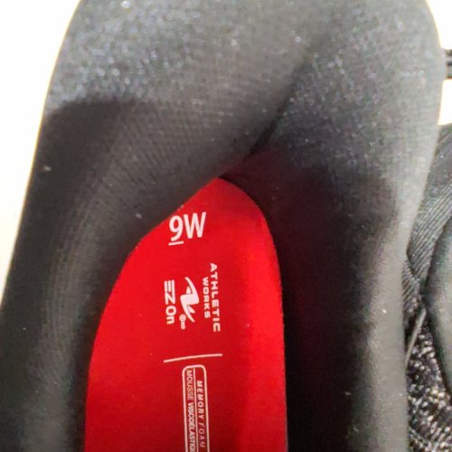 ATHLETIC WORKS ATHLETIC RUNNING SHOES - 9 WIDE - BLACK (STYLE: 16STEPY24) image 4