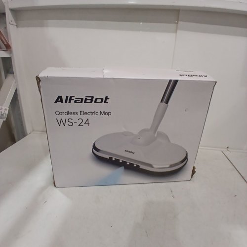 ALFABOT 4-IN-1 CORDLESS ELECTRIC FLOOR MOP WITH SPRAYER AND LED LIGHTS - WHITE (MODEL:WS-24) image 5