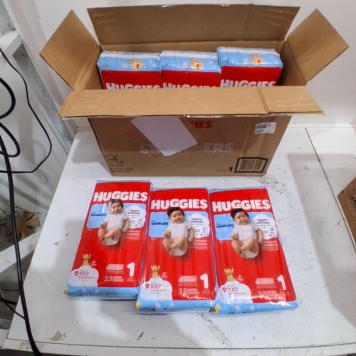 198PK HUGGIES LITTLE SNUGGLERS BABY DIAPERS - SIZE 1 (UP TO 14LB) - DISNEY WINNIE THE POOH (MODEL: 56308) image 2