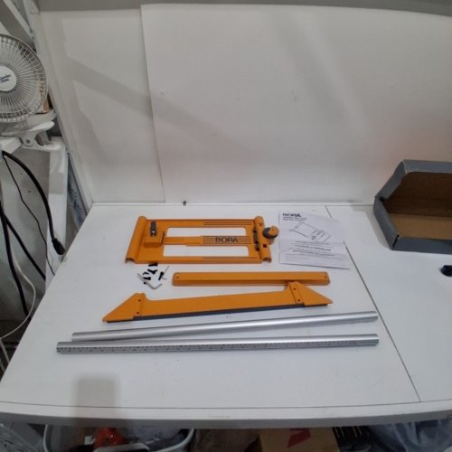 BORA NGX TWIN RAIL RIP GUIDE FOR CIRCULAR SAWS - UP TO 24" CUTS - ORANGE (MODEL: 546250) image 3