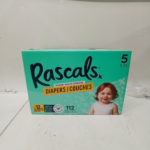 112PK RASCAL'S PREMIUM ABSORBENT DIAPERS - SIZE 5 image 4