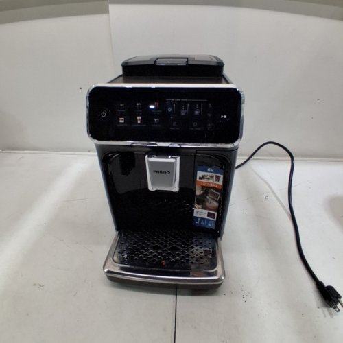 PHILIPS 3300 SERIES ULLY AUTOMATIC ESPRESSO MACHINE WITH LATTEGO MILK SYSTEM AND INTEGRATED GRINDER - GLOSSY BLACK (MODEL:EP3341/50) image 4