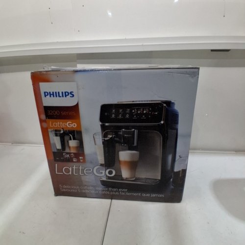 PHILIPS 3300 SERIES ULLY AUTOMATIC ESPRESSO MACHINE WITH LATTEGO MILK SYSTEM AND INTEGRATED GRINDER - GLOSSY BLACK (MODEL:EP3341/50) image 14