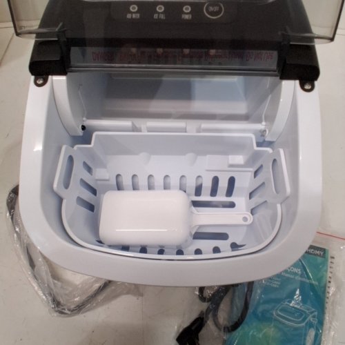 EUHOMY COUNTERTOP ICE MAKER - MAKES 26LBS/DAY - BLACK (MODEL: IM-06D) image 4