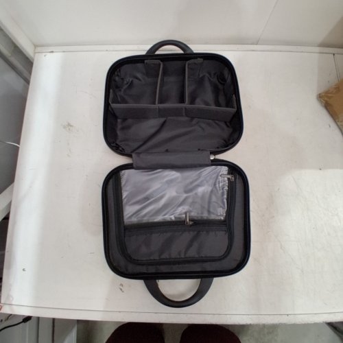 PC ABS MAKEUP HARD-SIDED TRAVEL CASE - 14" - PINK image 3