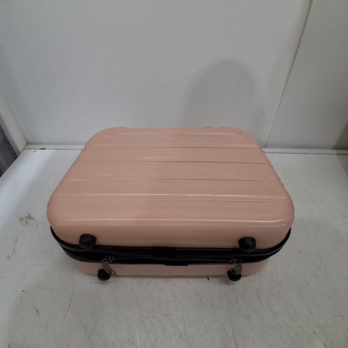 PC ABS MAKEUP HARD-SIDED TRAVEL CASE - 14" - PINK image 4