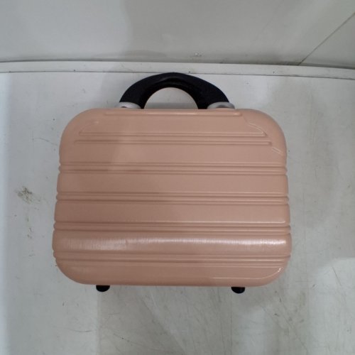 PC ABS MAKEUP HARD-SIDED TRAVEL CASE - 14" - PINK image 5