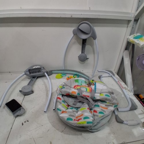 BRIGHT STARTS PLAYFUL PARADISE PORTABLE AUTOMATIC BABY SWING WITH MUSIC image 3