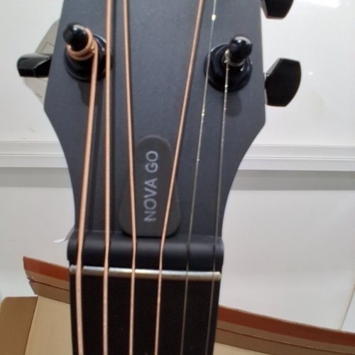 ENYA NOVA GO SP1 CARBON FIBER SMART ACOUSTIC ELECTRIC GUITAR - 35" - BLACK (MODEL NOVA GO/SP1.BK) image 3