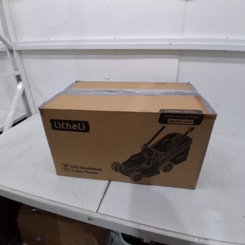 LITHELI CORDLESS BRUSHLESS LAWN MOWER - 20V, 13" - WHITE/BLACK - (MODEL: EGT010159) image 5