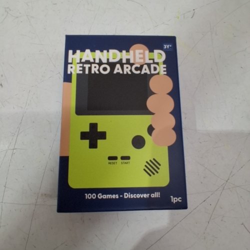 J'ADORE HANDHELD RETRO ARCADE GAME - 100 GAMES - 3.1" X 4.7" - AVOCADO GREEN (MODEL: 851780) image 2