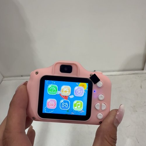 MINI KIDS DIGITAL RECHARGEABLE CAMERA - PINK image 2