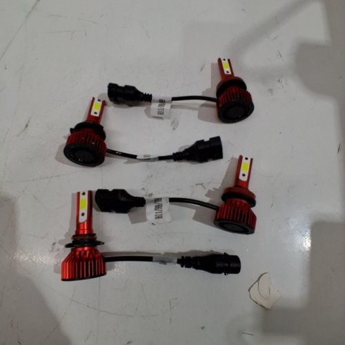 4PK AUTOMOTIVE SUPER BRIGHT FRONT LED LIGHT H11 BULBS - FITS 2011 - 2022 HONDA ODYSEEY - 6500K - 30,000LM - RED (MODEL: 9005) image 2
