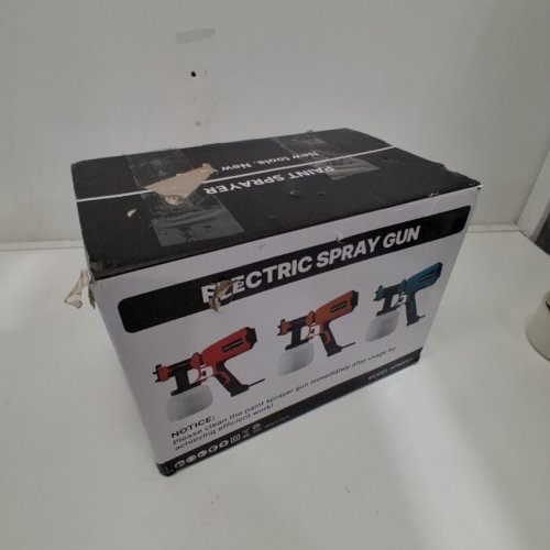 RNIKCL PAINT SPRAYER GUN WITH ADJUSTABLE AIR FLOW AND EASY CLEANING - 700 WATTS - RED (MODEL: SPA8001) image 6