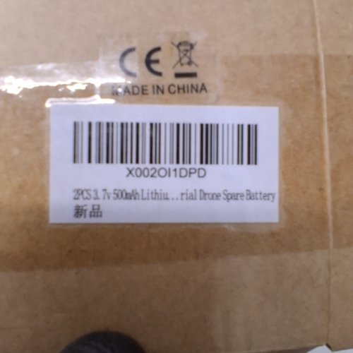 2PK FYTOO 7V REPLACEMENT DRONE BATTERIES FOR E58, S168, AND JY019 MODELS - 500MAH image 2