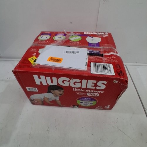 59PK HUGGIES LITTLE MOVERS HUGGFIT BABY DIAPERS WITH 360° WAISTBAND - SIZE 4 (22 - 37LB) (MODEL: 5661600) image 4
