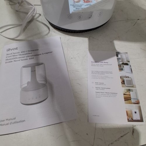 LEVOIT NEOCLASSIC ULTRASONIC COOL MIST HUMIDIFIER - 4.2 L - WHITE (MODEL: NEOCLASSIC 450) image 4