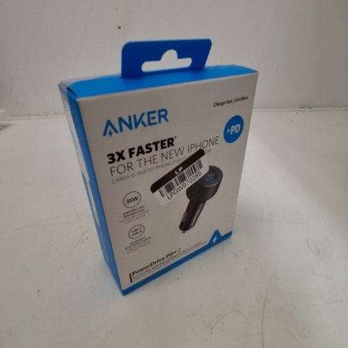 ANKER POWERDRIVE PD+2 CAR CHARGER WITH USB-C/USB-A PORTS - 35W - BLACK (MODEL: A2732HF-1) image 4