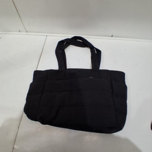 LIGHTWEIGHT PUFFY TOTE BAG - 16" - BLACK image 2