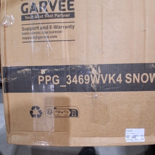 GARVEE SNOW SHOVEL WITH WHEELS - 20" - RED / BLACK (MODEL: PPG_3469WVK4) image 2
