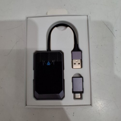 WIRELESS CARPLAY ADAPTER - CONVERTS FACTORY WIRED CARPLAY/ANDROID AUTO TO WIRELESS CONNECTIVITY - PLUG-AND-PLAY SETUP - SILVER/BLACK (MODEL: BY960H) image 3