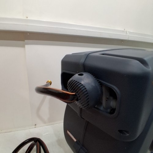 GIRAFFE TOOLS HOSE REEL SLOW RETURN RETRACTABLE SYSTEM - 5/8" X 115FT - GREY/ORANGE (MODEL: GWRA5V004) image 3
